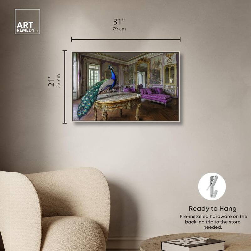 Royal Plumage Canvas by Art Remedy