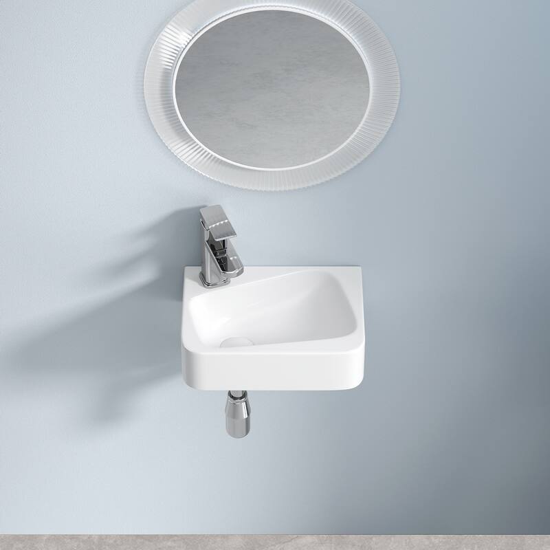 Modern Ceramic Art Basin Sink Set with Faucet and Drain
