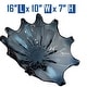 preview thumbnail 5 of 23, Aria Home Elegant Sculptural Glass Bowl Centerpiece Decorative Accent