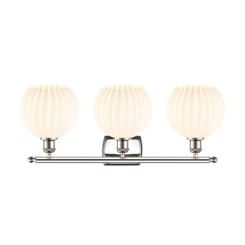 Innovations Lighting 516-3W-11-28-White Venetian-Bathroom Vanity Light