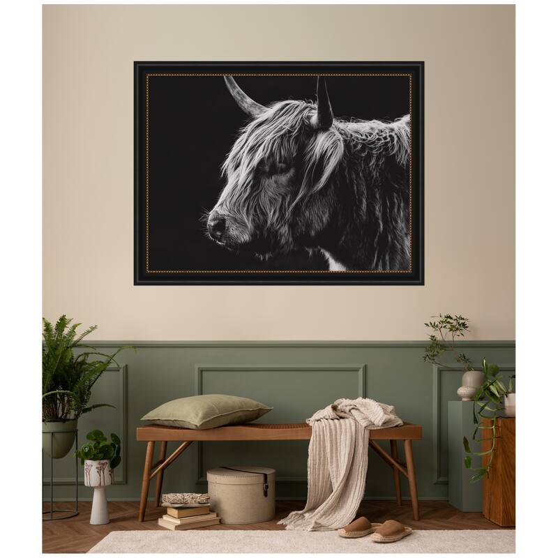 Kate and Laurel Scottish Highland by Crystal Lynn Collins Framed Wall Art Print