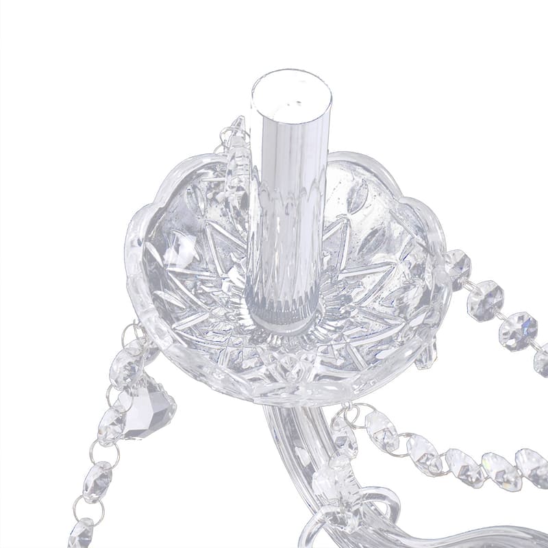 Elegant K9 Crystal Chandelier Modern 6-Light Ceiling Lamp Pendants