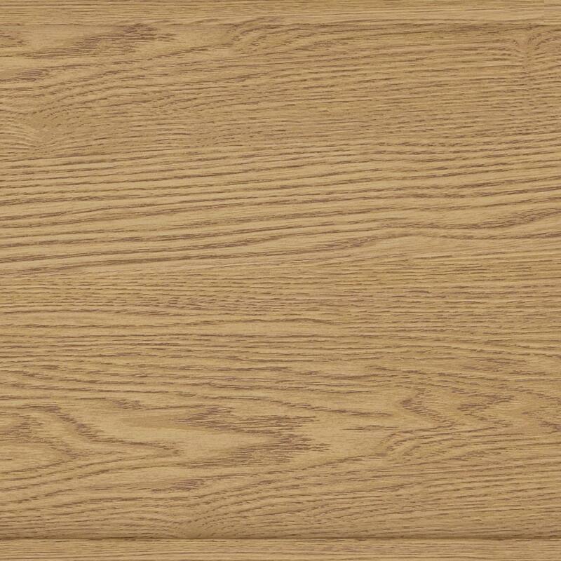 Anmytek Arched 3-Tier Bookcase, White with Woodgrain Shelves, Modern Storage Cabinet for Living Room Bedroom Entryway