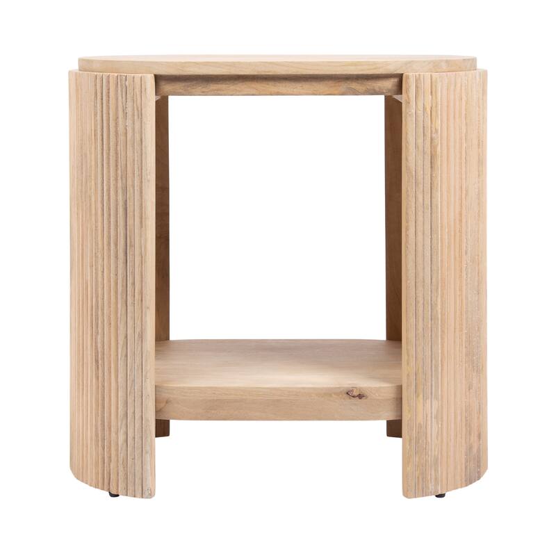 Kate and Laurel Cakora Capsule Wood Side Table