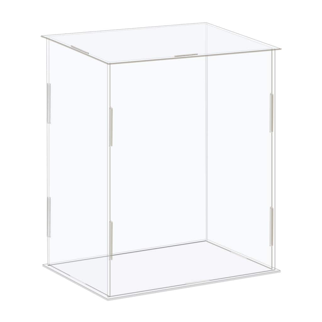 Display Case Box Acrylic Box Transparent Showcase 16x11x16cm for Collectibles