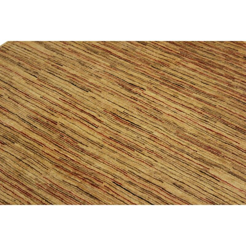 Boho Earthline Gabbeh Hand Knotted Wool Area Rug