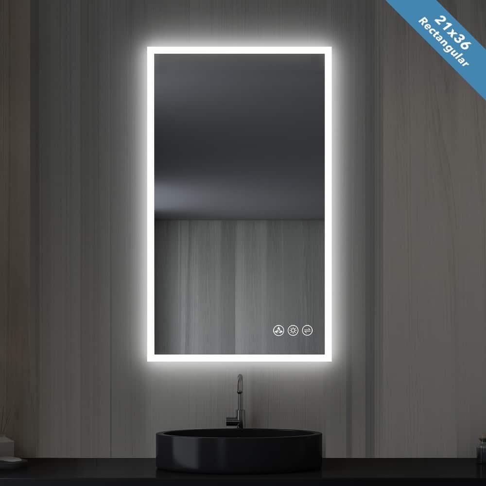 Blossom LED Lighted Bathroom Makeup Mirror, Wall Mounted, Anti-Fog