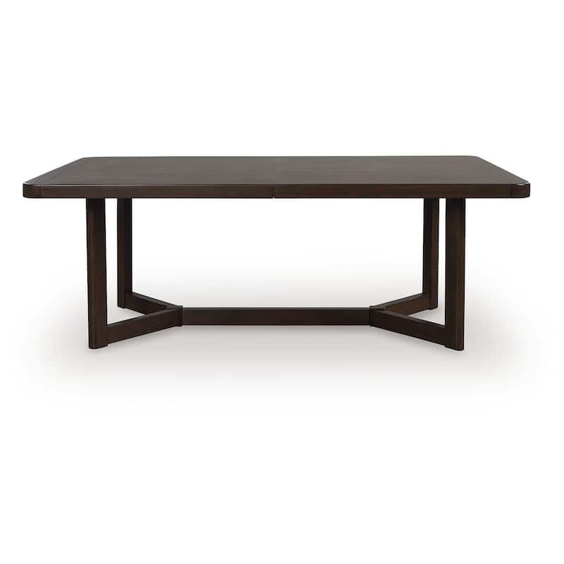 Signature Design by Ashley Kendamor Dark Brown Dining Extension Table - 46.13" W x 108" D x 29.75" H