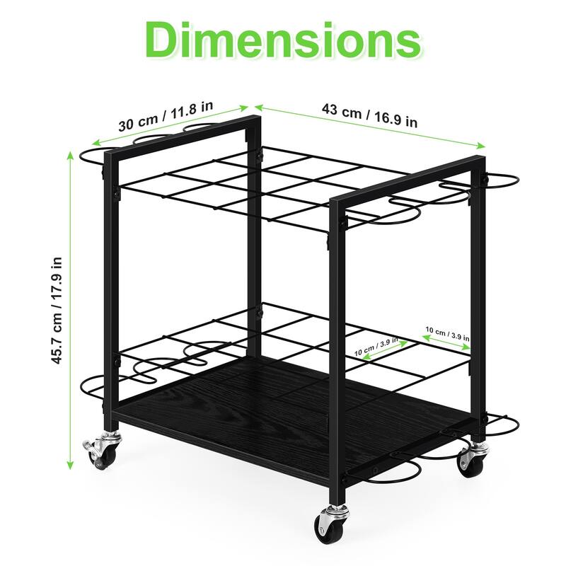 Storage Rack Cart,12 Slots Blueprint Holder with Wheels to Storage Poster