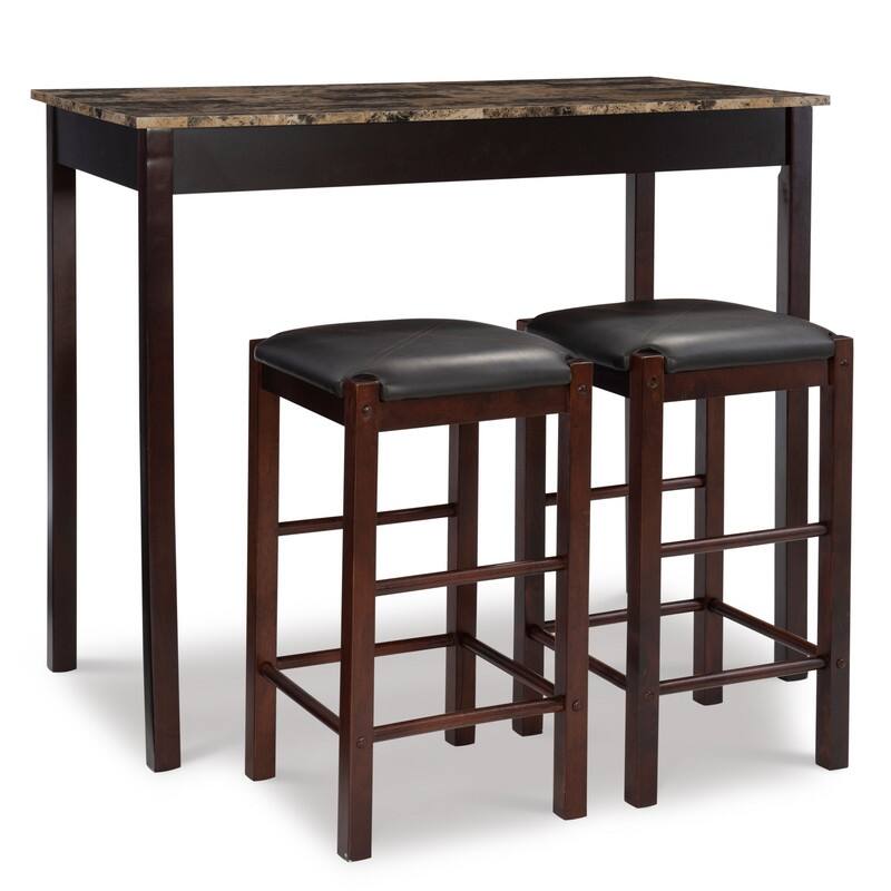 Speakeasy Espresso 3 Piece Dinette Set - Espresso