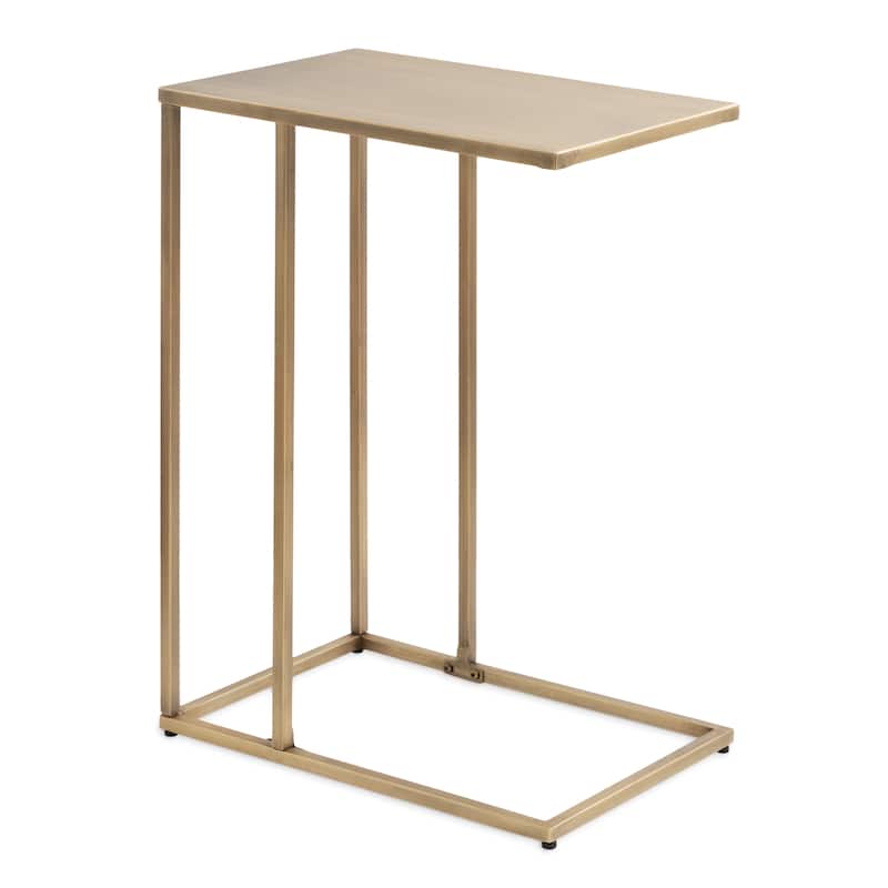 Kate and Laurel Lockhardt Accent Table - 19x13x27 - Gold