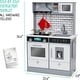 preview thumbnail 5 of 7, Lil' Jumbl Gray Wooden Kids Kitchen Playset, Small Kids Play Kitchen Set
