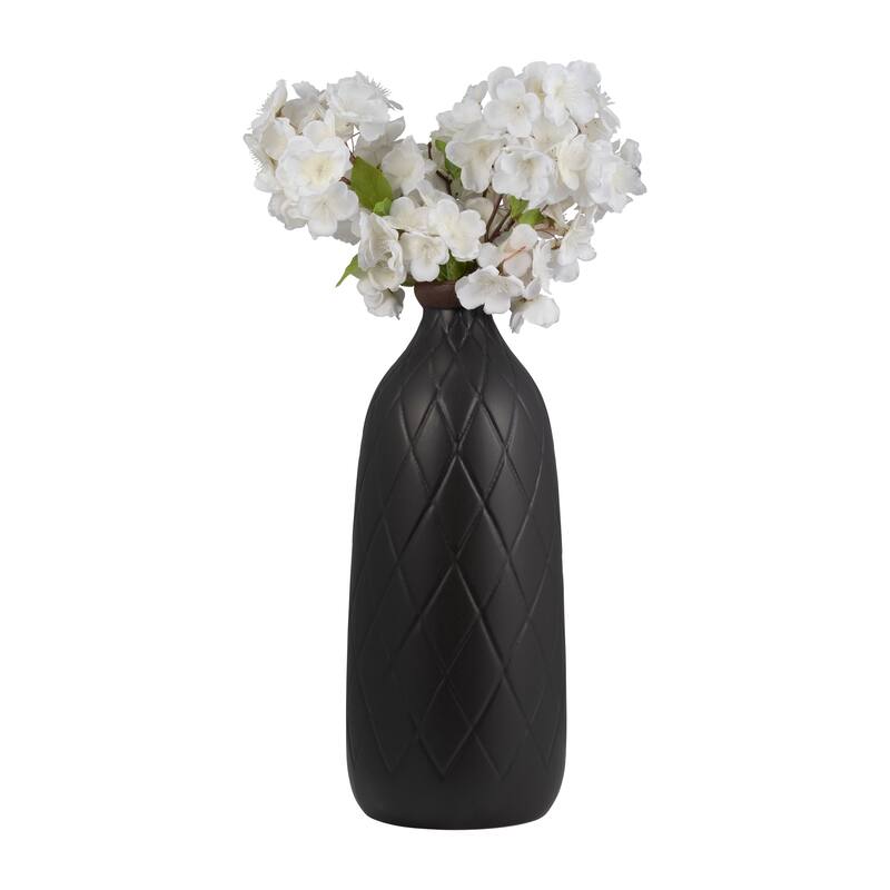 Sagebrook Home Neutral Ceramic Vase