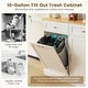 preview thumbnail 8 of 8, Gymax Double Tilt Out Trash Cabinet w/ Hutch Kitchen Pantry Storage