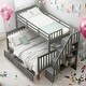 preview thumbnail 1 of 18, Functional & Stylish Stairway Bunk Bed - Twin Over Full with Drawer Storage, Solid Pine Construction, and Easy Assembly Gray