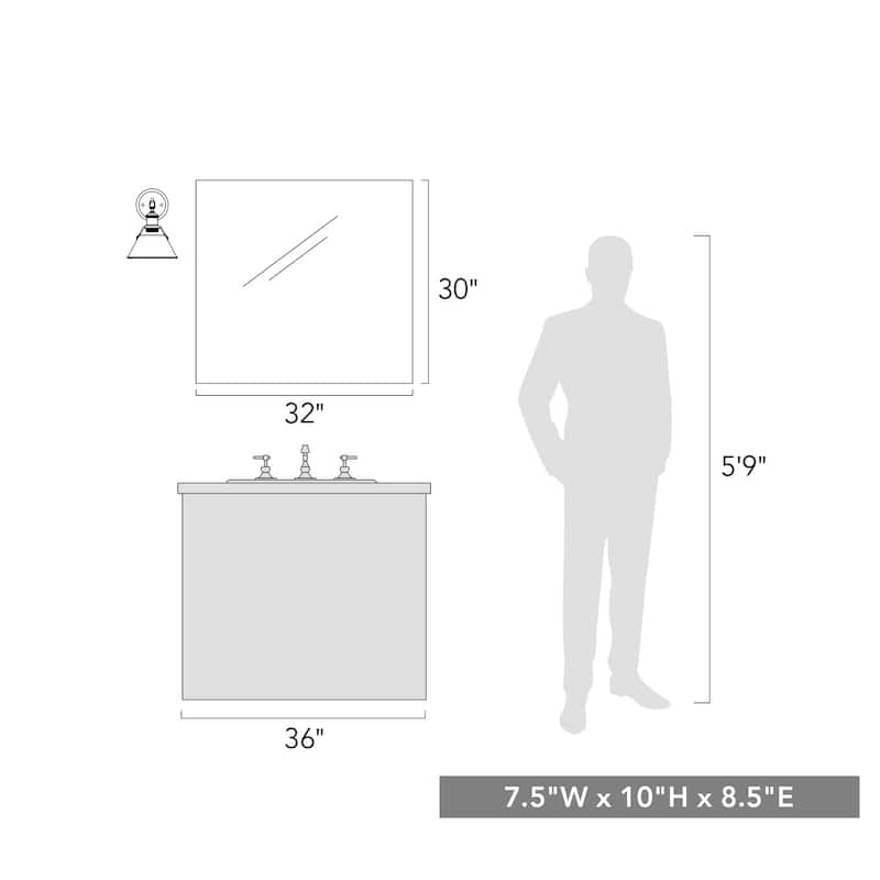 Orwell 1 Light Bath Vanity