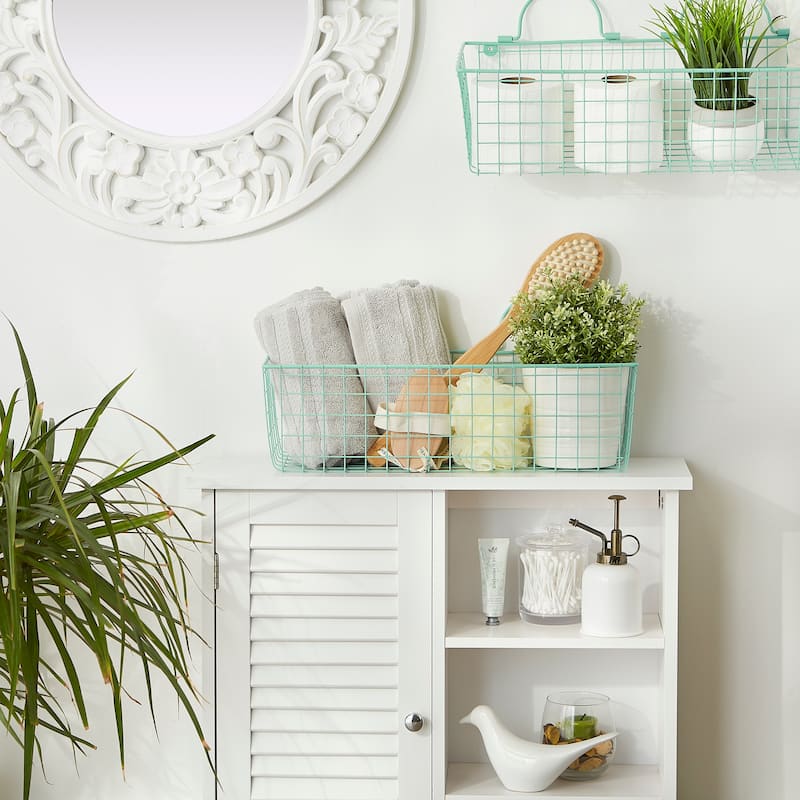 DII Wire Wall Basket(Set of 2) Grey