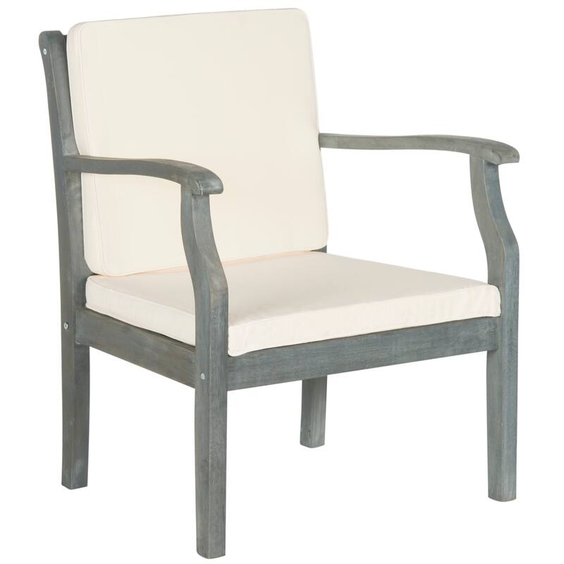 SAFAVIEH Outdoor Vergilia Acacia Wood 5-Piece Patio Set - 26W x 32D x 25H