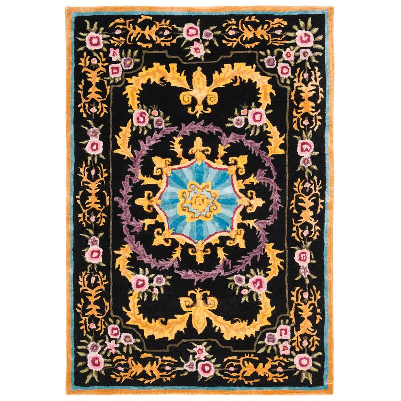 SAFAVIEH Handmade Savonnerie Nabihah Traditional Oriental Wool Rug