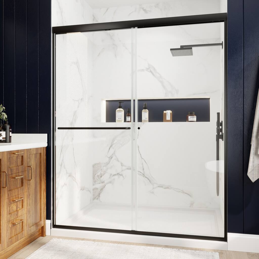 Modland 56-60''x 72'' Glass Shower Door - 56''-60''x 72''
