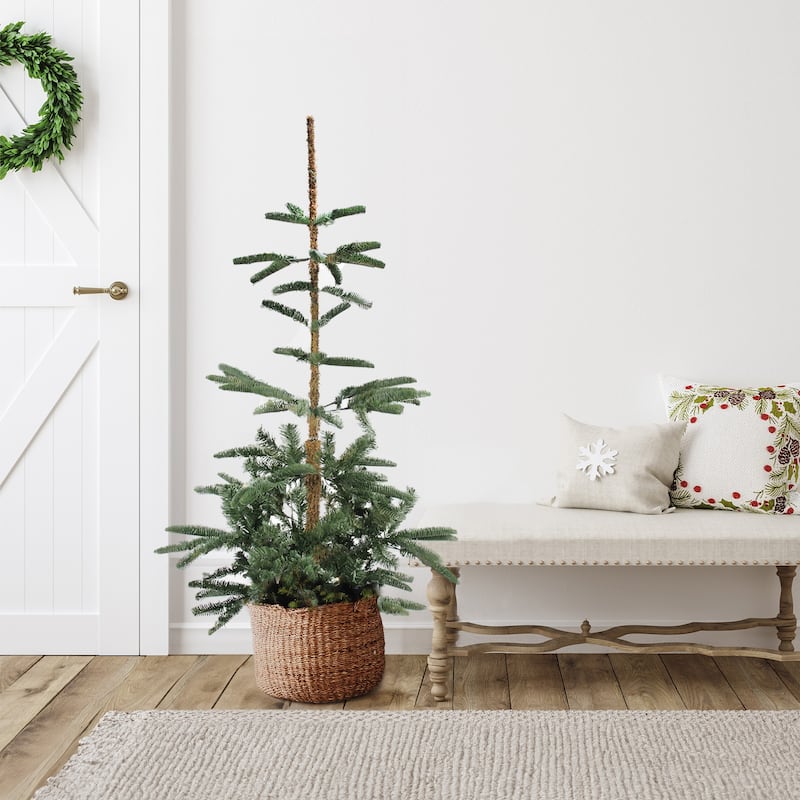 Real Touch™ Slim Nordmann Fir Layered Artificial Christmas Tree - 4.5' - Unlit - 4.5 Foot