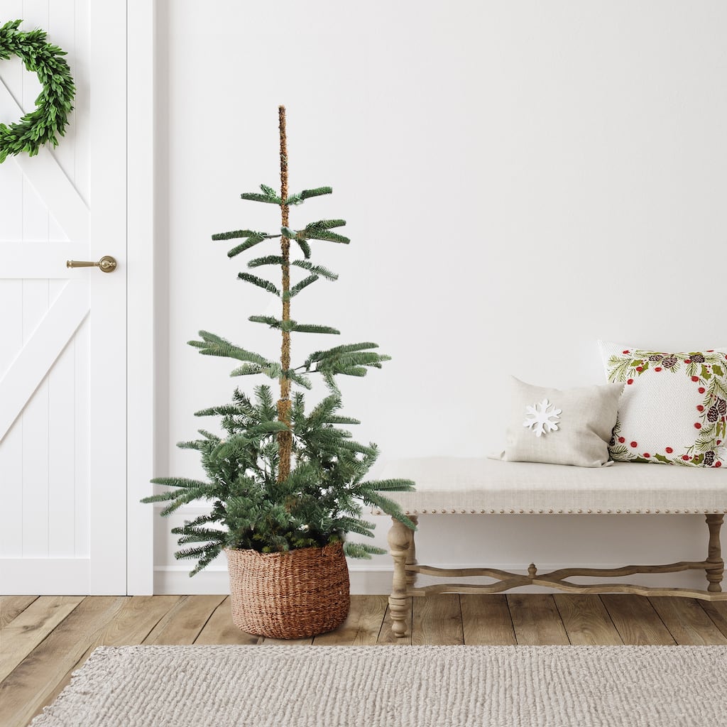 Real Touch™ Slim Nordmann Fir Layered Artificial Christmas Tree - 4.5' - Unlit - 4.5 Foot