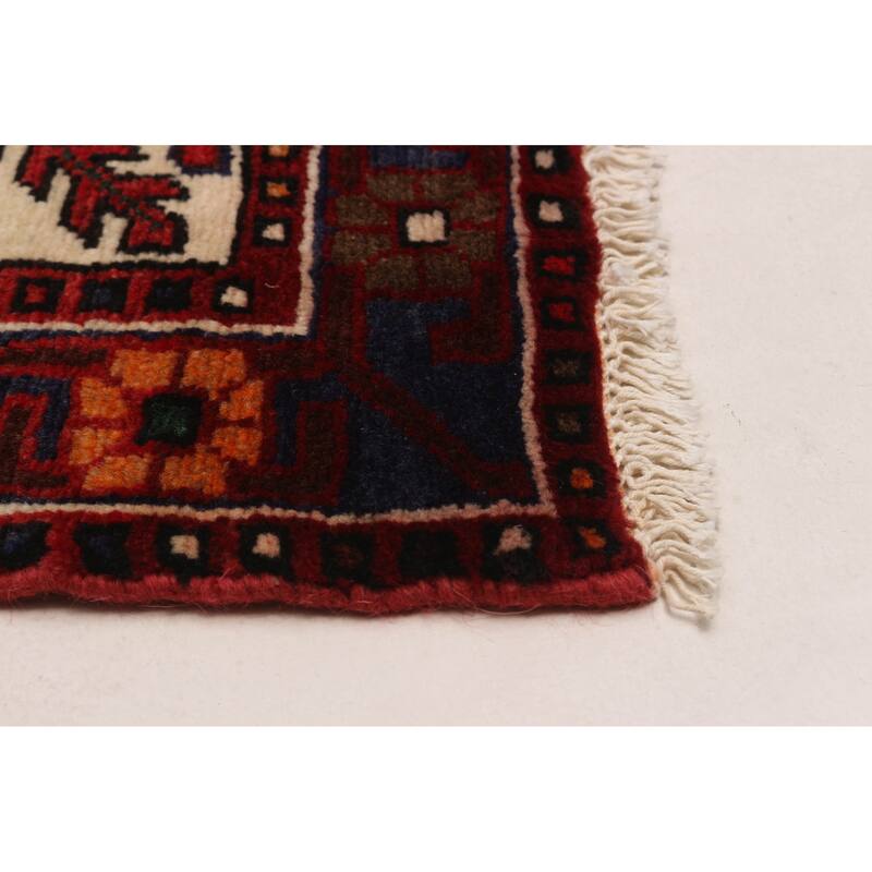 ECARPETGALLERY Hand-knotted Anadol Red Wool Rug - 3'6 x 9'2