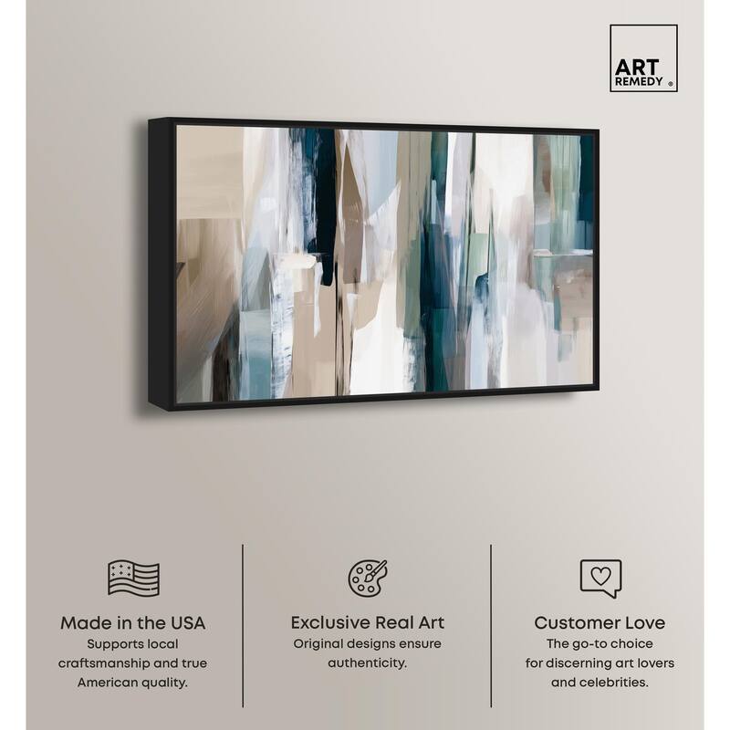 Color Columns Canvas by Art Remedy