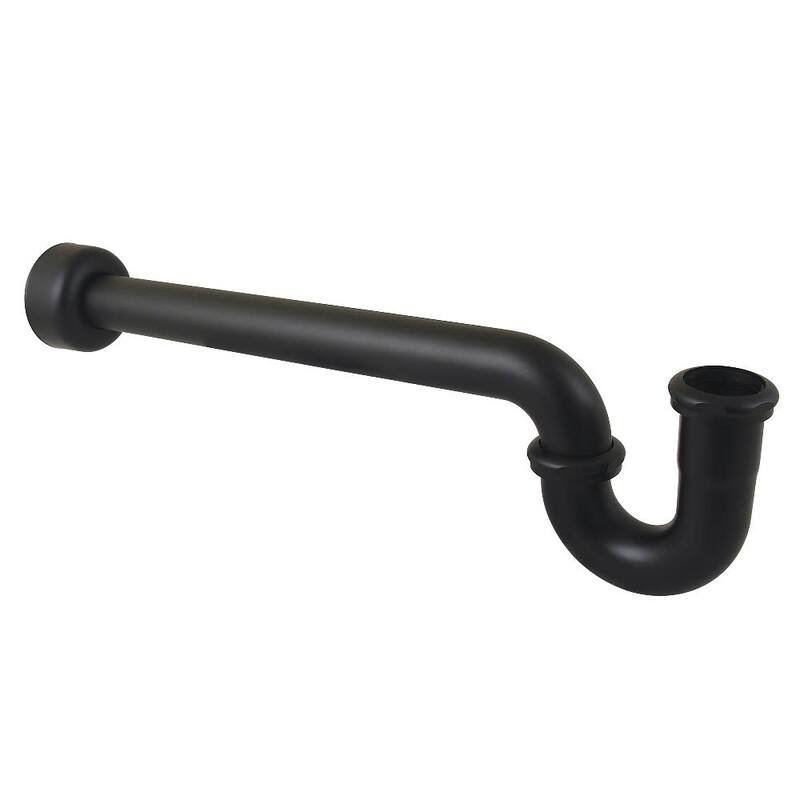 Kingston Brass CC6240 Trimscape 3" Metal P-Trap - Matte Black