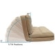 preview thumbnail 17 of 58, Loungie Microsuede 5-position Convertible Flip Chair/ Sleeper