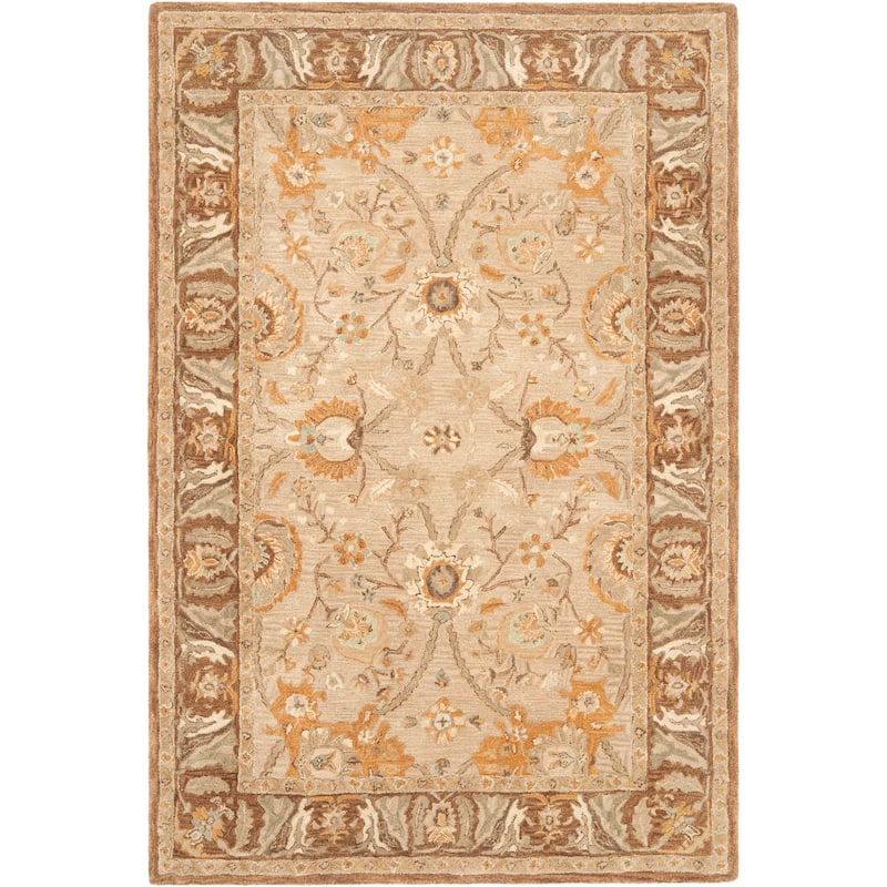 SAFAVIEH Handmade Anatolia Katja Traditional Oriental Hand-spun Wool Rug