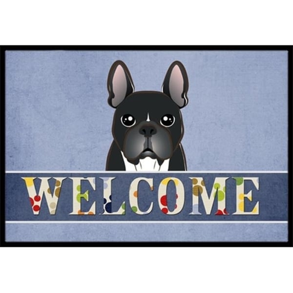 Carolines Treasures BB1413MAT French Bulldog Welcome Indoor & Outdoor Mat 18 x 27 in.