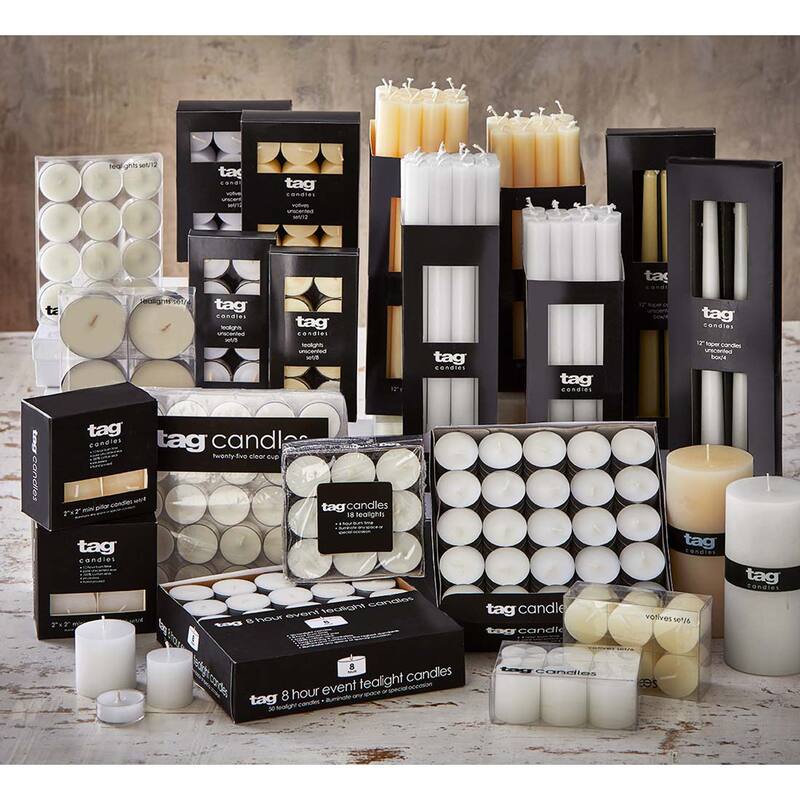 Color Studio Unscented White Paraffin Wax Tealight Candles Set Of 100, Burn Time 4.5 hours