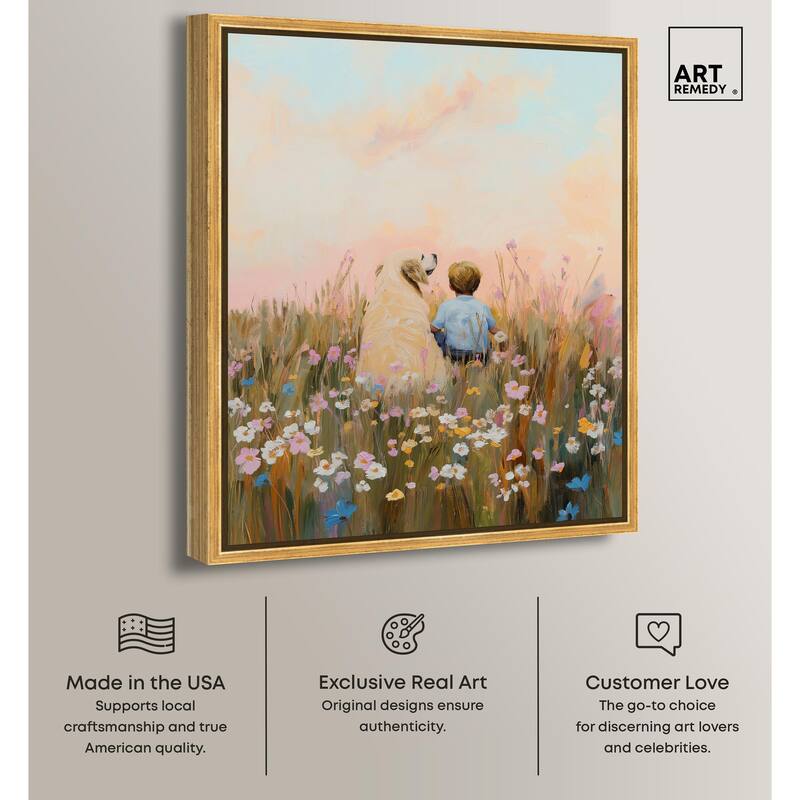 Sunset Companions Canvas by Art Remedy