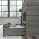 Max and Lily Farmhouse Twin Loft Bed with 1 Drawer