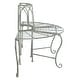 preview thumbnail 36 of 41, SAFAVIEH Abia Victorian Wrought Iron 50-inch Outdoor Tree Bench. - 50 in. W x 24 in. D x 31 in. H
