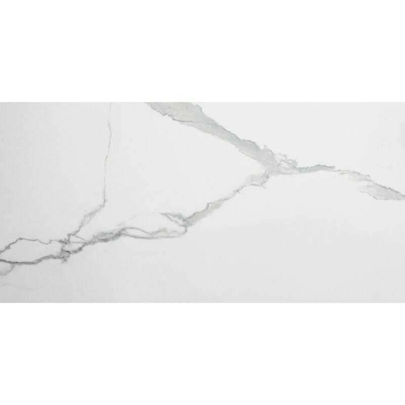 The Tile Life Porto 12x24 Calacatta Glossy Porcelain Floor & Wall Tile