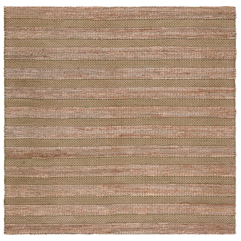 SAFAVIEH Handmade Natural Fiber Samira Geometric Seagrass Rug