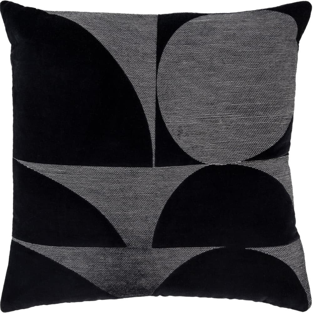 Rizzy Home Cotton Velvet Contemporary Shape Throw Pillow Cover…