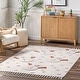 preview thumbnail 1 of 7, Nuloom Kilah Snowmen High-Low Kids Tasseled Area Rug 7'10" x 10'10" - Off White - Rectangle