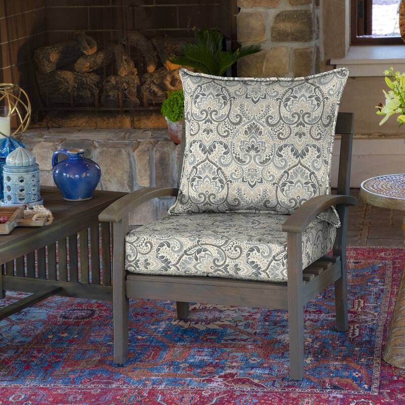 ARDEN Outdoor Foam Deep Seat Cushion Set, 24 in x 24 in