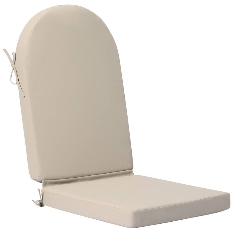 Laguna All Weather Poly Outdoor Adirondack Chair Seat And Back Cushion (Cushions Only)
