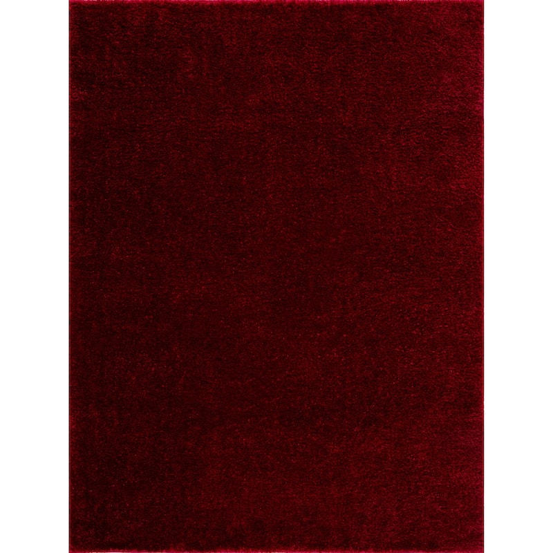 Hauteloom Heavenly Solid Shag Shaggy High Pile Area Rug