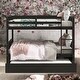 preview thumbnail 7 of 16, Full Over Full Bunk Bed With Trundle,Convertible Platform Bed for home Espresso