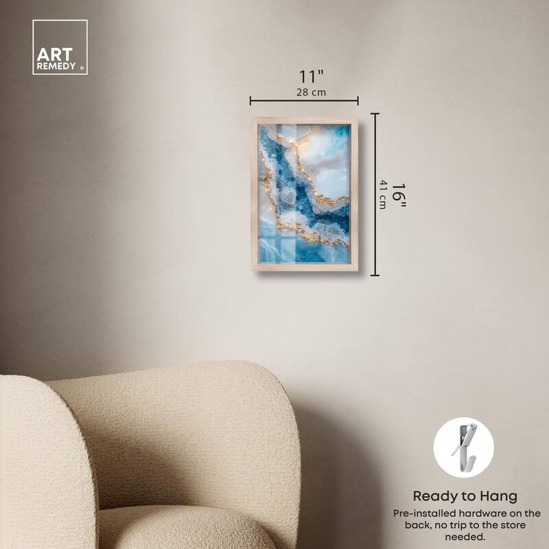 Molten Topaz I Shadowbox by Art Remedy