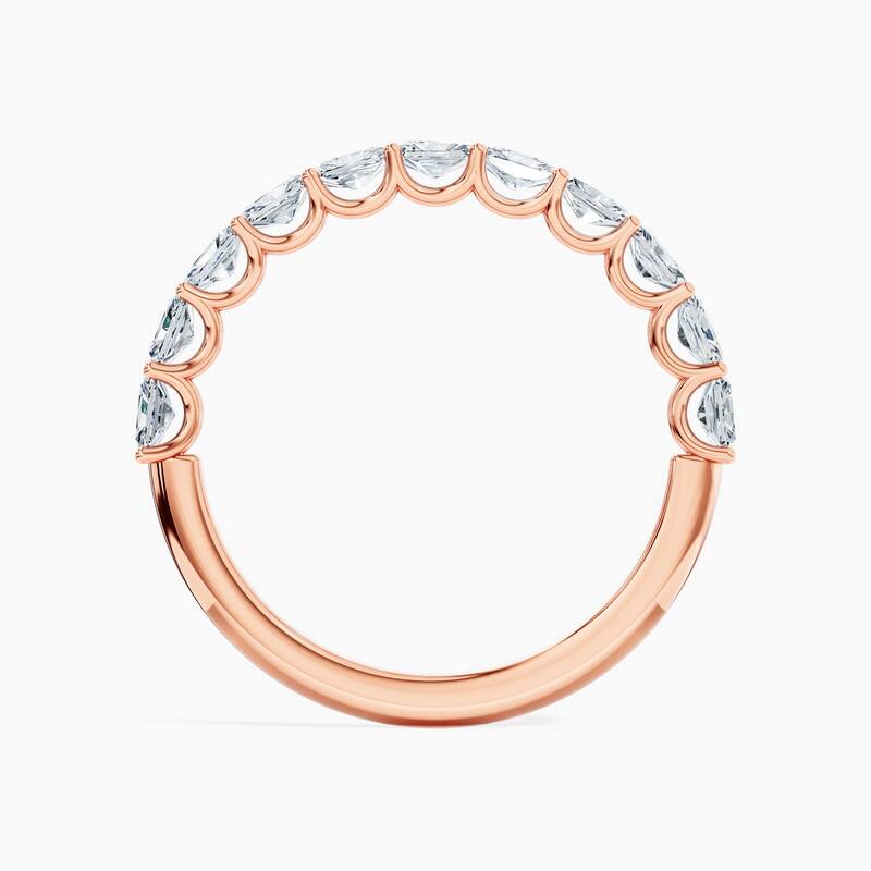 Auriya 14k Gold Radiant East-West Lab Grown Diamond Half Eternity Band 1.10 - 3.75 ct. tw. (F-G, VS)