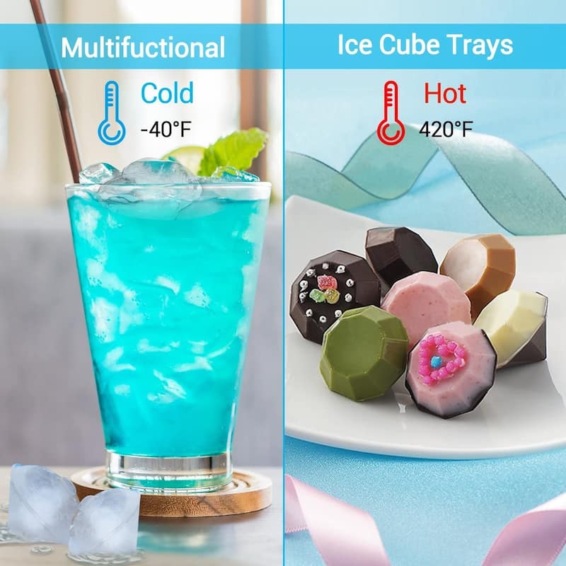 Ice Tray Molds - Ball, Square & Honeycomb