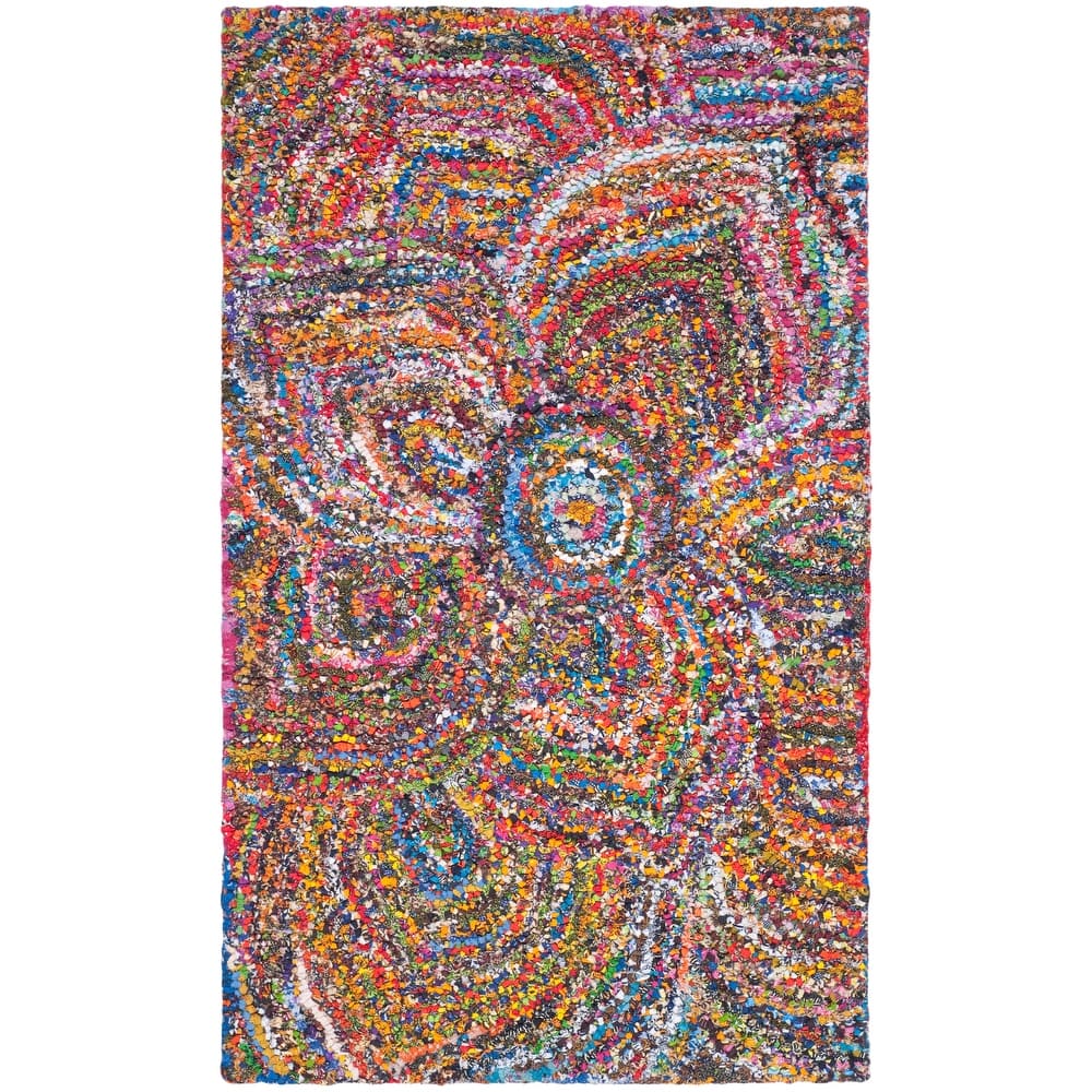 SAFAVIEH Handmade Nantucket Arnie Contemporary Cotton Rug