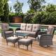 Option Brown Wicker / Beige Cusion