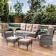 Option Brown Wicker / Beige Cusion